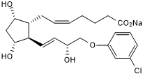Water-soluble PGF2α analog and potent FP receptor agonist