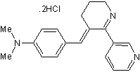 Partial agonist at α7 nAChR; also α4β2 antagonist