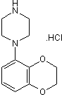 5-HT1 and 5-HT2C partial agonist
