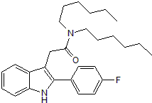Potent, specific ligand for mitochondrial DBI receptor