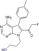Irreversible ribosomal S6 kinase 1/2 inhibitor
