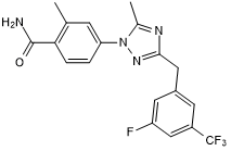 Potent and selective GPR52 agonist; orally bioavailable and BBB permeable