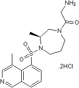 Selective Rho-kinase (ROCK) inhibitor. More selective analog of H 1152 dihydrochloride (Cat. No. 2414)