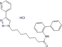 NAMPT inhibitor; also induces autophagy