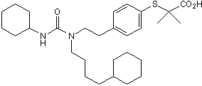 Highly selective, potent PPARα agonist. Orally active