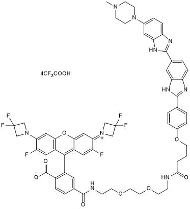 Fluorogenic, green-emitting DNA probe