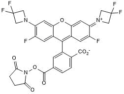 Fluorogenic yellow dye; for SMLSM; λabsλem 526/550 nm