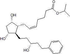 FP prostaglandin receptor agonist; also exhibits agonist activity at EP1 and EP3 receptors