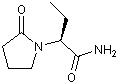 Binds SV2A; antiepileptic