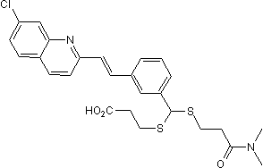 Potent CysLT1 (LTD4) inverse agonist. Also MRP1 inhibitor