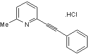 Potent mGlu5 antagonist; also positive allosteric modulator of mGlu4 receptors