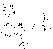 α5-selective GABAA inverse agonist