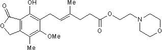 Inosine monophosphate dehydrogenase (IMPDH) inhibitor