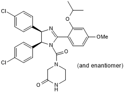 MDM2 antagonist; inhibits MDM2-p53 interaction
