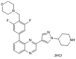 Potent JAK2 inhibitor; orally bioavailable