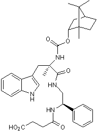 Potent and selective CCK2 antagonist