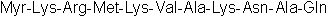 Peptide inhibitor of GluA2 subunit binding to NSF; myristoylated form of pep2m (Cat. No. 1595).