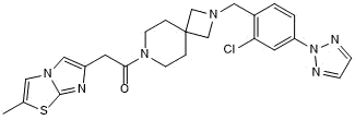 Potent ghrelin receptor inverse agonist
