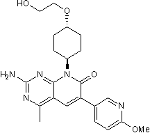Potent and selective dual PI 3-K/mTOR inhibitor