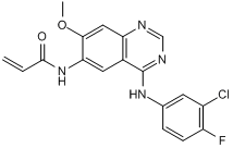 High affinity and potent covalent EGFR kinase inhibitor