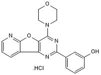 Inhibitor of PI 3-kinase, mTOR and DNA-PK