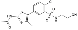 Potent PI 3-Kγ, PI 3-Kα and PI 4-KIIIβ inhibitor