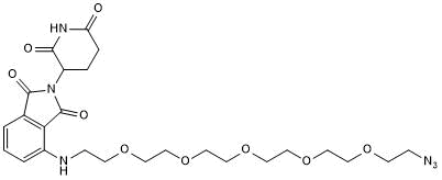 Cereblon ligand with PEG linker and terminal azide for onward chemistry