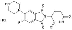 Cereblon ligand with terminal piperazine for onward chemistry