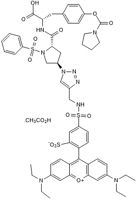 High affinity fluorescent α4β1/α9β1 inhibitor; mobilizes HSCs