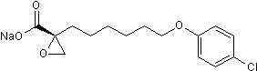 Carnitine palmitoyltransferase I (CPT1) inhibitor