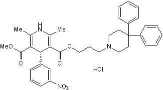 α1 antagonist, L-type Ca2+ channel blocker. Less active enantiomer of Niguldipine hydrochloride (Cat. No. 1123)