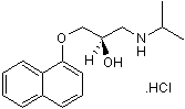 β antagonist. Less active enantiomer of propranolol (Cat. No. 0624)