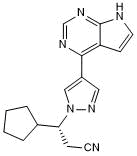 Potent and selective JAK1/JAK2 inhibitor; orally bioavailable