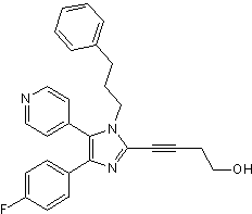 Potent, selective p38α and p38β inhibitor