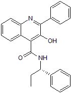 Potent, selective non-peptide NK3 antagonist. Brain penetrant