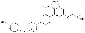 Potent and selective RET inhibitor
