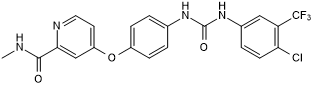 Potent Raf-1 inhibitor; also inhibits VEGFR-2, VEGFR-3, PDGFR-β, Flt-3 and cKIT