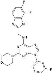 Potent and selective CK1δ and CK1ε inhibitor