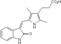PDGFR, VEGFR and FGFR inhibitor