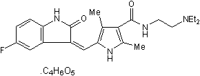 Potent VEGFR, PDGFRβ and KIT inhibitor