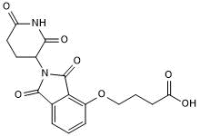 Cereblon ligand with alkyl linker and terminal acid for onward chemistry