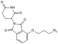 Cereblon ligand with alkyl linker and terminal azide for onward chemistry