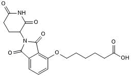 Cereblon ligand with alkyl linker and terminal acid for onward chemistry