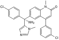 Potent farnesyltransferase inhibitor; orally bioavailable