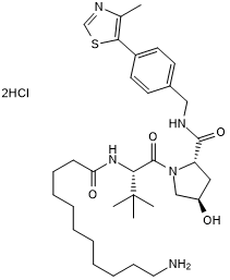 VHL ligand with alkyl linker and terminal amine for onward chemistry
