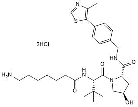 VHL ligand with alkyl linker and terminal amine for onward chemistry