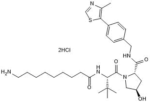 VHL ligand with alkyl linker and terminal amine for onward chemistry