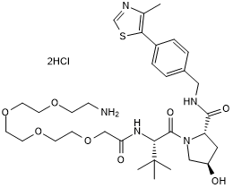 VHL ligand with PEG linker and terminal amine for onward chemistry