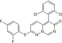 Potent and selective p38α inhibitor