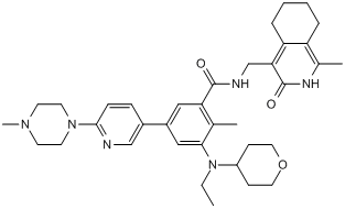 Potent and selective EZH2 inhibitor; orally bioavailable